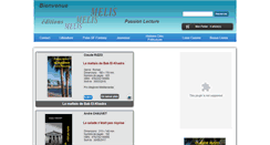 Desktop Screenshot of editionsmelis.com